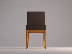 chair---wool and wood Modelo 3D