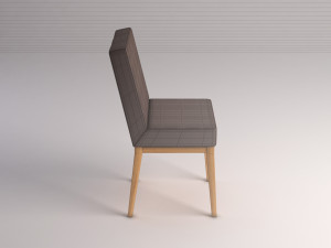 chair---wool and wood Modelo 3D