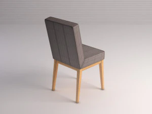chair---wool and wood 3D Model