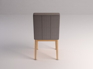 chair---wool and wood Modelo 3D