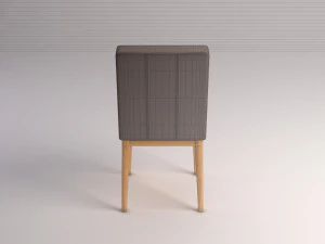 chair---wool and wood 3D Model
