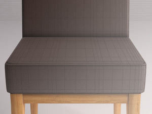 chair---wool and wood Modelo 3D