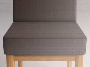 chair---wool and wood 3D Model