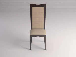chair---long back and base leather 3D Model