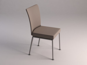 chair---microfiber and plastic 3D Modell