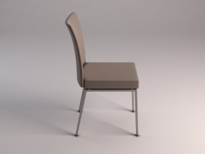 chair---microfiber and plastic 3D Modell