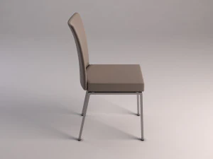 chair---microfiber and plastic 3D Model