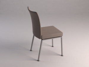 chair---microfiber and plastic 3D Modell