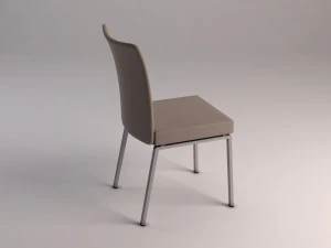 chair---microfiber and plastic 3D Model