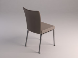 chair---microfiber and plastic 3D Modell