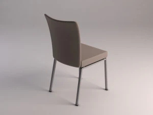 chair---microfiber and plastic 3D Model