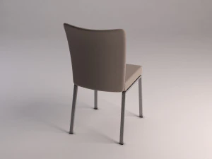 chair---microfiber and plastic 3D Model