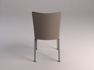 chair---microfiber and plastic 3D Modell