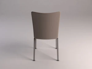 chair---microfiber and plastic 3D Model