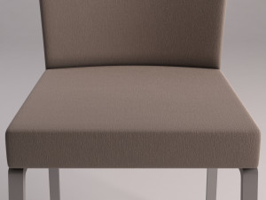 chair---microfiber and plastic 3D Modell