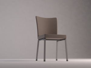 chair---microfiber and plastic 3D Modell