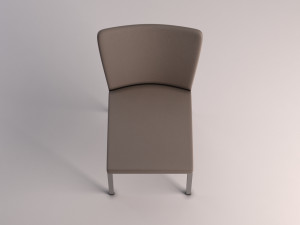 chair---microfiber and plastic 3D Modell