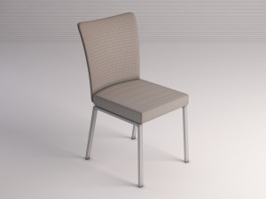 chair---microfiber and plastic 3D Modell