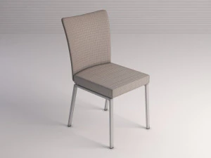 chair---microfiber and plastic 3D Model
