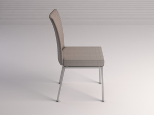 chair---microfiber and plastic 3D Modell