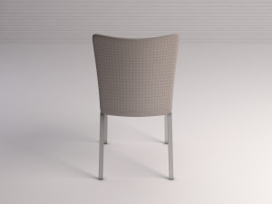 chair---microfiber and plastic 3D Modell