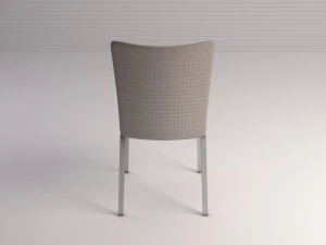 chair---microfiber and plastic 3D Model