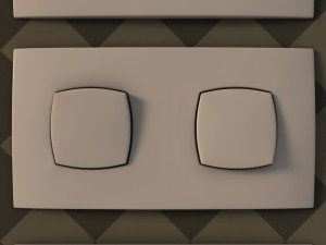 collection---electrical outlets and light switches Model 3D