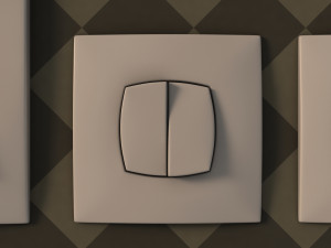 collection---electrical outlets and light switches Model 3D
