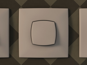collection---electrical outlets and light switches Model 3D