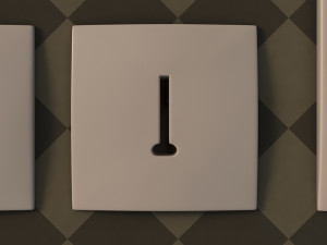 collection---electrical outlets and light switches Model 3D