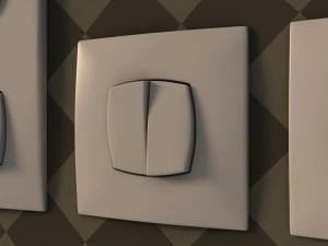 collection---electrical outlets and light switches 3D Model
