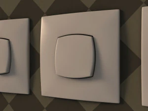 collection---electrical outlets and light switches 3D Model