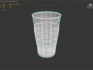 3d design glass water picardie 3D Model