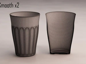 3d design glass water picardie 3D Model