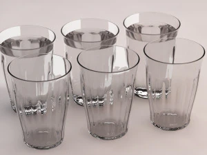 3d design glass water picardie 3D Model