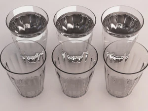 3d design glass water picardie 3D Model
