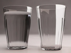 3d design glass water picardie 3D Model