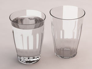 3d design glass water picardie Modelo 3D