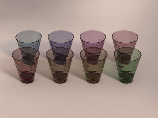 design---glass water striated Modelo 3D .c4d .max .obj .3ds .fbx .stl .blend 