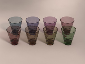 design---glass water striated 3D Model