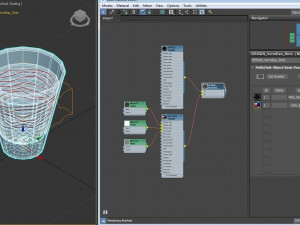 design---glass water striated Modelo 3D