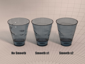 design---glass water striated Modelo 3D