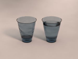 design---glass water striated Modelo 3D