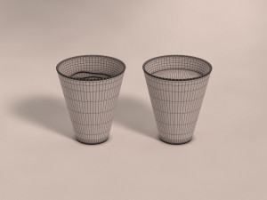 design---glass water striated Modelo 3D
