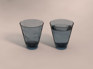 design---glass water striated Modelo 3D