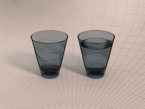 design---glass water striated Modelo 3D