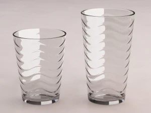 3D-Design &ndash; Wasserwellenmodell aus Glas 3D Modell