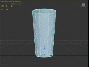 3d design---glass water wave model 3D मॉडल