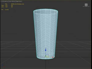 3d design---glass water wave model 3D Model