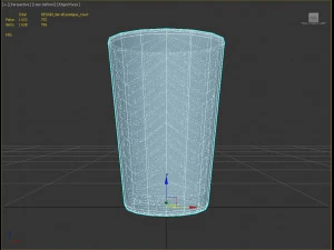 3d design---glass water wave model 3D Model